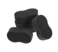 SWOOMEY 5pcs Horse Grooming Sponges Set for Cattle and Horse, Large Black Sponge Bath Tools for Daily Cleaning a Recreational Ride, Efficiently Clean Sweat Marks Soft Sturdy