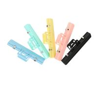 SWOOMEY 5Pcs Music Book Fixed Clips Durable Plastic Sheet Holders for Piano Easy Page Management for Students Lightweight and Portable for Sheet Music and Reading Materials