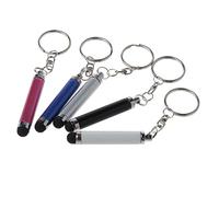SWOOMEY 5pcs Portable Capacitive Stylus Keychain Pens for Touch Screens, Mini Screen Stylus Set with Keyring, Multi-color for Tablets and Mobile Phones in Uk Use Random Color