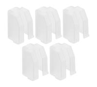 SWOOMEY 5pcs Red Gem Stylus Needle Protective Covers for Record Player Turntable, Sturdy Plastic Record Needle Protectors, Replacement Accessories for Vinyl Phonograph Use