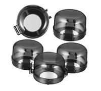 SWOOMEY 5pcs Safety Stove Knob Covers Durable Adhesive Gas Knob Locks for Kitchen Heat Resistant Easy Installation Protects from Accidental Burns