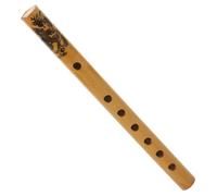 SWOOMEY 6hole Bamboo Vertical Flute Clarinet Lightweight Woodwind Instrument for Beginners Practice Chinese Musical Instrument Portable Wind Flute