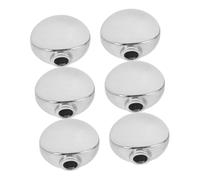 SWOOMEY 6pcs Guitar Tuner Handle Metal Oval Tuning Pegs Button for Acoustic Electric Guitar Parts Tuning Pegs Keys