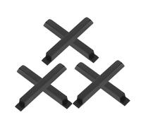 SWOOMEY 6pcs Piano Keytops Replacement Parts Plastic Piano Keys Black Keyoverlays