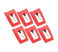 SWOOMEY 6Pcs Replacement Stylus Needle for Record Player Precision Turntable Pickup Compatible with Phonographs Enhanced Audio Quality User Friendly Design
