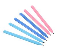 SWOOMEY 6pcs Stylus Pen for Touch Screens Practical and Safe Lcd Tablet Writing Pens with Comfortable Grip for Drawing Writing Electronic Devices Blue Pink Light Blue
