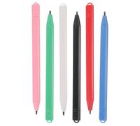 SWOOMEY 6pcs Stylus Pens for Lcd Writing Tablet with Low Power Consumption, Plastic Material, Suitable for Doodle Boards and Screen Writing, Assorted Colours for Everyday Use Style