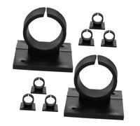 SWOOMEY 8Pcs Small Microphone Clip Holder for Desk Adhesive Mic Mount Clips for Wireless Microphone Sturdy and Reliable for Home and Studio Use