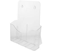 SWOOMEY Acrylic Hanging Wall File Holder for Office Use, Magazine Rack Abs Material, Single Layer Organizer for Magazines and Catalogs, for Organizing Reports and Mail