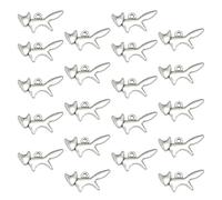 SWOOMEY Alloy Mini Fox Pendant Charms 20pcs Jewellery Making Set