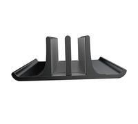 SWOOMEY Aluminum Alloy Laptop Radiator Rack Vertical Support for Cooling Space Saving Desktop Stand for Efficient Heat Dissipation and Easy Storage Durable Design with Non Slip Pads