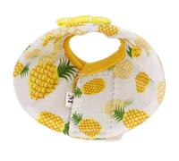 SWOOMEY Anti-biting Parrot Collar for Birds, Comfortable Cloth Neck Cover, Yellow Protective Cone for Feather Picking and Pecking Prevention