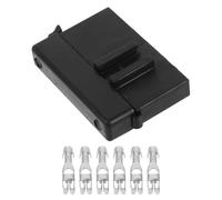SWOOMEY Automotive Fuse Holder Block 3-way Fuse Box for Car and Marine Use 30a Distribution Block for Battery Terminal and Electrical Systems