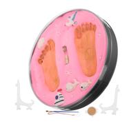 SWOOMEY Baby Foot Print Ink Pad Fade-Resistant Drying and Newborn Hand and Footprint Kit, Detailed Impressions, Easy Use for Nursery Memory Art and Home Decorations