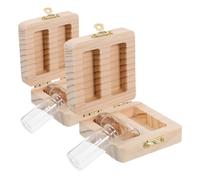 SWOOMEY Baby Keepsake Box Memory Holder Wooden Glass Storage Box, Large Capacity, for Umbilical Cord and First Haircut for Newborn Milestones, Gift for Families