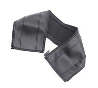 SWOOMEY Baby Pram Handle Protector Stroller Armrest Sleeve Pu Leather Stroller Handlebar Cover with Zipper Black for Infant Pushchair Use