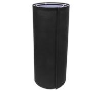 SWOOMEY Black Tall Cylinder Floor Lamp Shade Fabric Round E27 Minimalist Style for Bedside and Home Lighting
