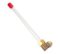 SWOOMEY Boiler Water Level Indicator Acrylic Gauge 20Cm Wear-Resistant Liquid Level Instrument Suitable for Industrial Water Tanks and Firefighting Systems