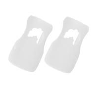 SWOOMEY Bottle Sleeves 2pcs Silicone Washable Reusable Protective Anti-Slip Covers for Baby Glass Bottles 270ml White Feeding Accessories