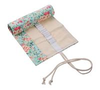SWOOMEY Canvas Pencil Roll Large Capacity Pen Roll Portable Design Space-Saving Pen Bag for Painting and Drawing Artists