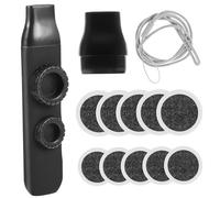 SWOOMEY Cazoo with Replaceable Membranes Adjustable Tones, Double Hole Kazoo Professional Kazoo, Easy to Play, Abs Tritan Silicone Instrument for Adults for Parties and Music Accompaniment