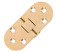 SWOOMEY Copper Folding Table Hinge with Matte Brushed Finish for Dining Tables and Sewing Machine Trays