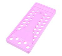 SWOOMEY DIY Lipstick Filling Tray Kit with 50 Holes Plastic Mold for Homemade Lip Balms Includes Spatula for Even Balm Mixture Spreading DIY Crafting Tool at Home