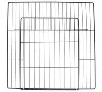 SWOOMEY DIY Pet Fence Wire Door Panel (35X35Cm) - Replacement Cage Gate for Puppies, Cats Rabbits - Secure Indoor Outdoor Exercise Mesh Door in Black Metal