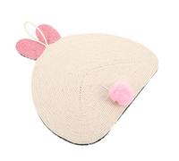 SWOOMEY Durable Sisal Mat for Wall Floor Mount Protects Furniture Floors Encourages Healthy Scratching for Kittens and Adult Cats