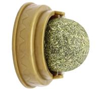 SWOOMEY Edible Catnip Ball for Cats Plastic and Mint Material, Spherical Shape, Promotes Digestion and Cleans Teeth, Snack for Indoor Cats