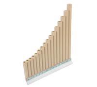 SWOOMEY Educational Pan Flute C Key with 16 Pipes Portable Abs Resin Musical Instrument for Beginners and Children Suitable for Musical Education with Environmental Material and Smooth