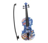 SWOOMEY Educational Violin Toy for Kids 4-String Musical Instrument with Bow Portable Beginner Violin for Toddlers Realistic Playable Plastic Musical Toy