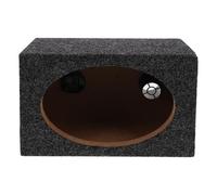 SWOOMEY Empty Subwoofer Enclosure for Car Audio Modification, Wood and Felt Material with Multiple Air Port Designs, Booming Sound and Maximized Low-frequency Response for Vehicle