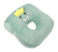 SWOOMEY Ergonomic Pearl Cotton Sleep Pillow with Ear Hole for Convenient Nap Cushion, Caring for Face and Spine, for Office and Home Use, Light Green Sleep Accessory