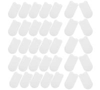SWOOMEY Finger Breathable Fabric Pearl with Sleeves Dual-Sided Non-Woven 200pcs Toothbrush Cots Dry Wipe Texture for Oral Hygiene Dog Pet