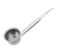 SWOOMEY Flame Snuffer Tool Candle Accessories Tinplate Material with Flame Adjustment Handle Sturdy Design Silver Color for Aromatherapy and Scented Candle Extinguishing in Household Use