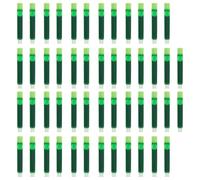 SWOOMEY Fountain Pen Ink Refills 50pcs Ergonomic Design Plastic Green Colourful Erasable Ink for Students Stationery Smooth Writing Practice
