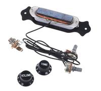 SWOOMEY Four String Pickup Soundhole Pickup for Electric Cigar Box Guitar Volume Tone Control Knob String Soundhole Guitar