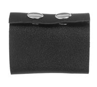 SWOOMEY Girl Leather Hair Ties Ponytail Holder with Metal Snap Button, Comfortable Touch and Elegant Simple Design, Hair Accessory for Party and Work Random Color