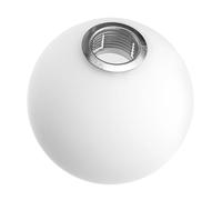 SWOOMEY Glass Globe Lampshade Replacement Cover, 12cm Diameter Frosted White Glass, G9 Ceiling Pendant Light for Indoor Modern Decor