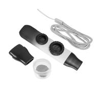 SWOOMEY Gradient Color Dual-hole Adjustable Pitch Kazoo Musical Instrument Portable Beginner Boys and Girls for Adults Performance High-low Tone Gray-white Gradient