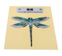 SWOOMEY Guitar Headstock Sticker Dragonfly Design Guitar Decal Sturdy Inlay Sticker and Panel Decoration
