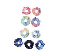 SWOOMEY Hair Scrunchies for Secure Ponytail Holders 9pcs Fabric with Hidden Zipper Pocket Storage, Comfortable Elastic Hair Ties Random Color for Everyday Use and Travel