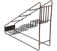 SWOOMEY Heavy Duty Iron Syrup Organizer Rack for Kitchen Table with No Rough Or Sharp Edges, Suitable for Make-up Bottles and Spices, Flavouring Stand and Syrup Storage Solution