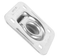 SWOOMEY Heavy Duty Stainless Steel D Ring Tie down Anchor with Flush Pull Handle for Cargo Lashing and Truck Bed Load, Silver Colour with Longer Lifespan and Aesthetically Pleasing