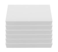 SWOOMEY High Density Foam Blocks Craft Foam Sheets White 6pcs Polystyrene Rectangle Multipurpose Use 30x15x5cm for Crafting in Art Projects Teaching and Small Businesses