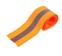 SWOOMEY High Visibility Orange Warning Tape for Outdoor Use, Wear-resistant Polyester Ribbon Strap for Marking Warning Areas and Identifying the Edge of Run in Sports and Track Events
