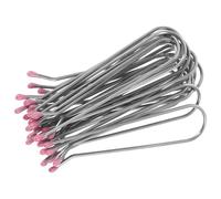 SWOOMEY Hot Roller Clips Easy Replacement for Replacement 20pcs U-shaped Metal Material with Quick Heating and Hair Styling and Volumizing Electric Hot Rollers Hairdressing Tool