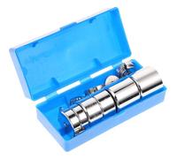 SWOOMEY Laboratory Slotted Mass Set with Hanger for Middle School Teaching Equipment Metal Slotted Weights Steel Balance Testing Weights with Storage Box