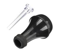 SWOOMEY Lightweight Abs Straight Mute for Trumpet with Tone Lowering Feature, Convenient to Carry Mini Trumpet Mute Suitable for Practice and Performance